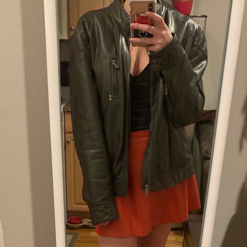 Leather jacket
